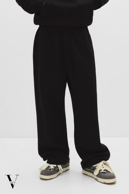 بنطلون وايد ليج فرنش تيري