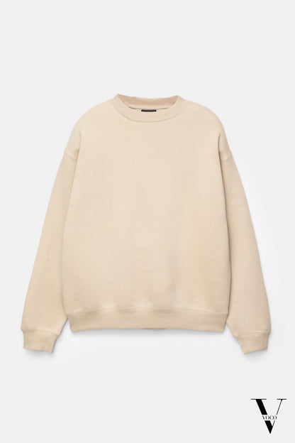 سويت شيرت أساسي بياقة دائرية