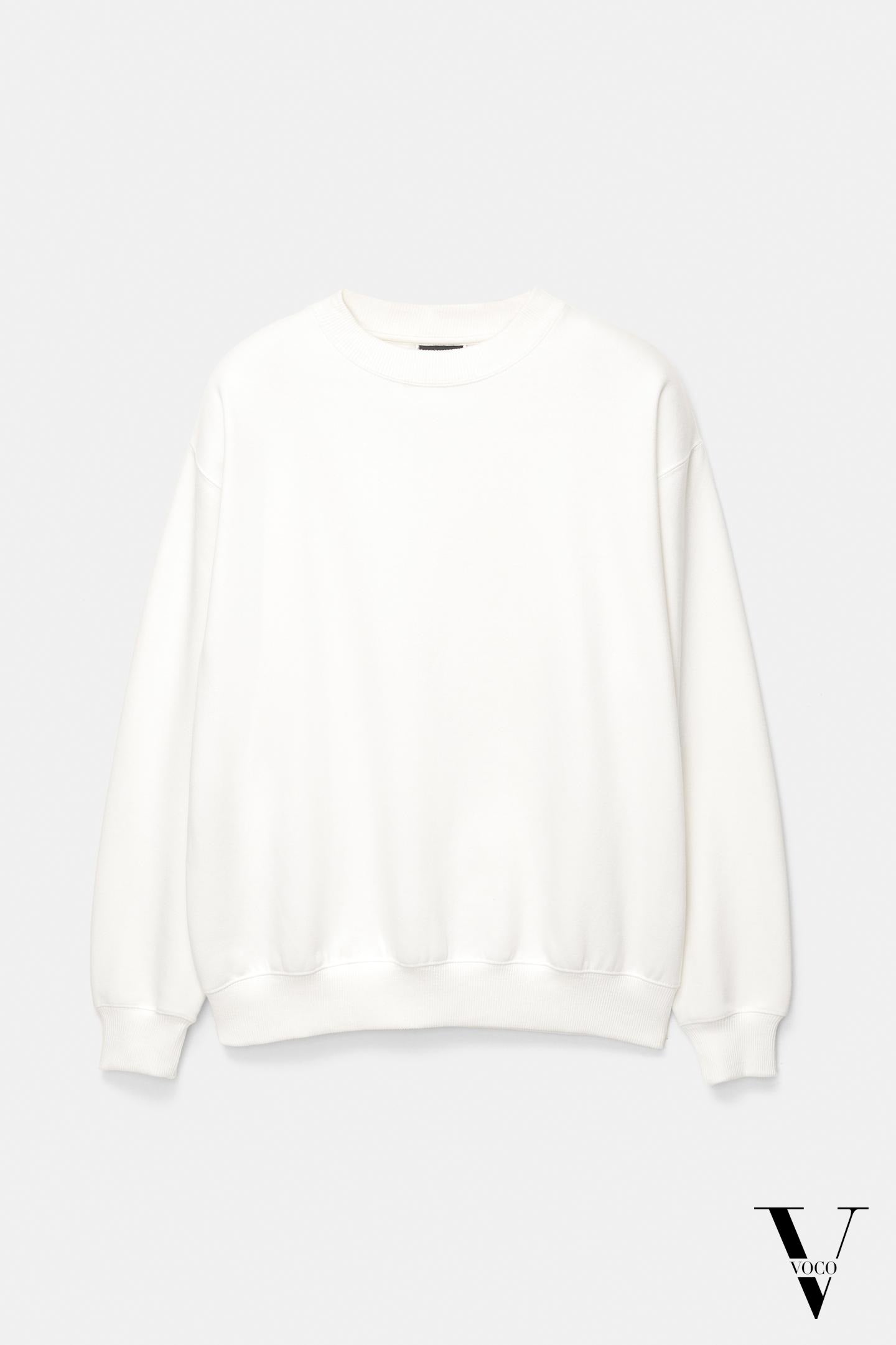 سويت شيرت أساسي بياقة دائرية